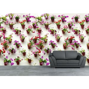 Flower Pots On The Wall
