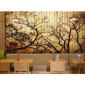 Art On Wooden Wall