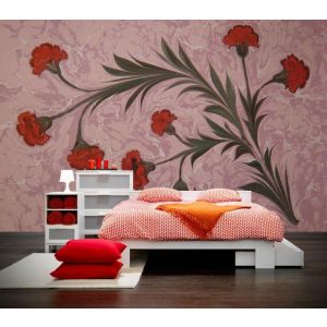 Flowers Marbling Art
