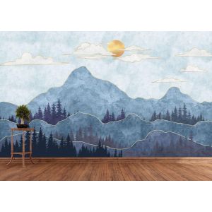 Artistic Mountain Landscape