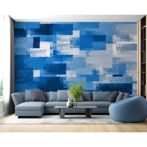 Shades Of Blue Abstract Art