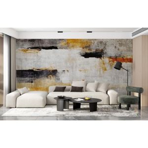 Rustic Strokes Abstract Art