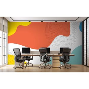 Retro Vibes Abstract Art