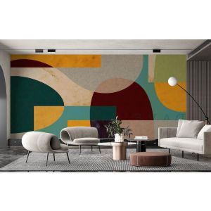 Vintage Shapes Abstract Art