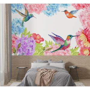 Hummingbird Floral