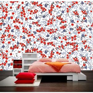 Red Floral Pattern