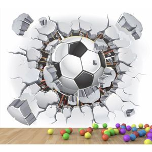 Soccer Ball Bouncing Off The Wall