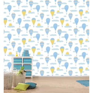 Blue Balloons In The Sky