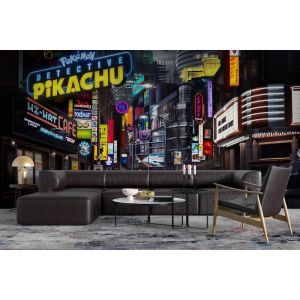 Detective Pikachu Street Scene Pokemon Anime