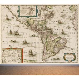 Old Map Of America
