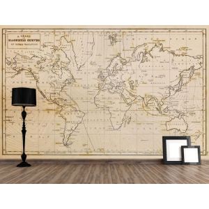 World Map Of The Year 1844