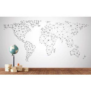 Global Network World Map