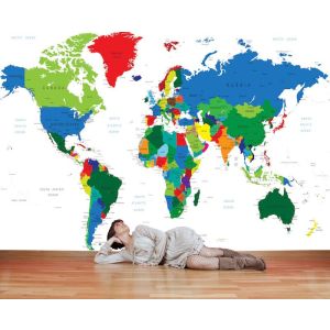 World Map For Office