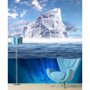 Invisible Part Of The Ice Mountain