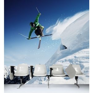 Flying Skier