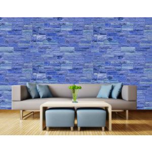 Blue Stone Wall
