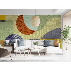 Patterned Harmony Abstract Art