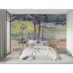 Colorful Pine Grove Painting