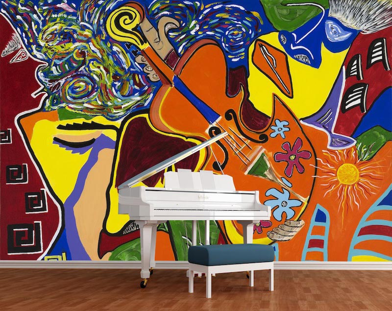 Jamaica dreams - Mural wallpaper applied