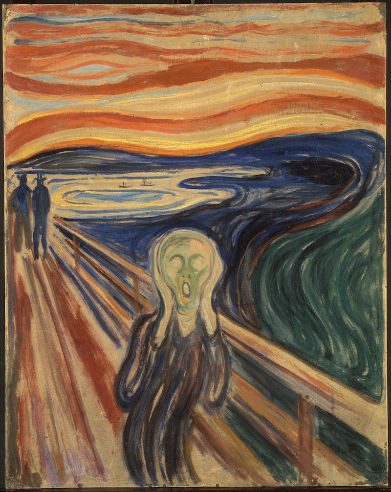 The Scream - Photo wallpaper decor