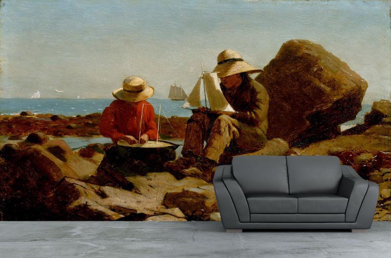 Boat designers - Photo wallpaper decor applied