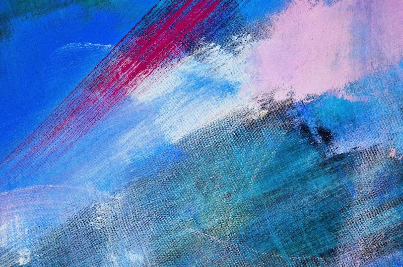 Vivid Brushstrokes Abstract Art Wallpaper Mural - Dynamic Home Accent