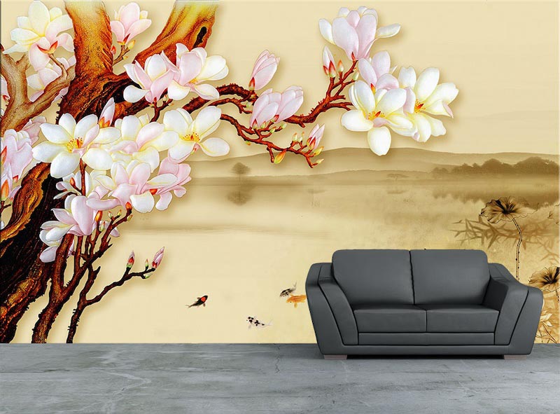 Private stay - 3D wallpaper decoration applied