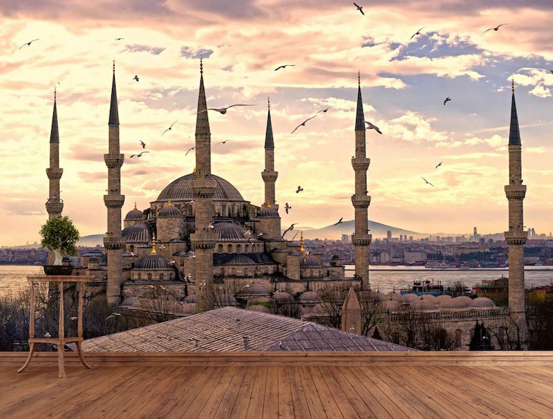Sultan ahmet - Mural wallpaper applied