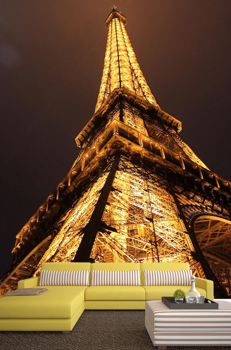 Couple lights - Mural wallpaper applied