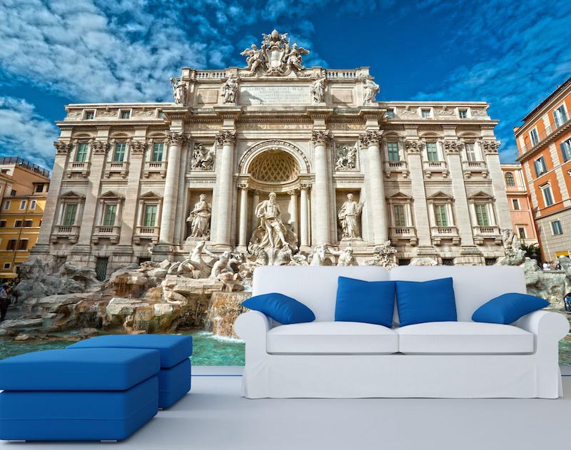 Source of love - Mural wallpaper applied