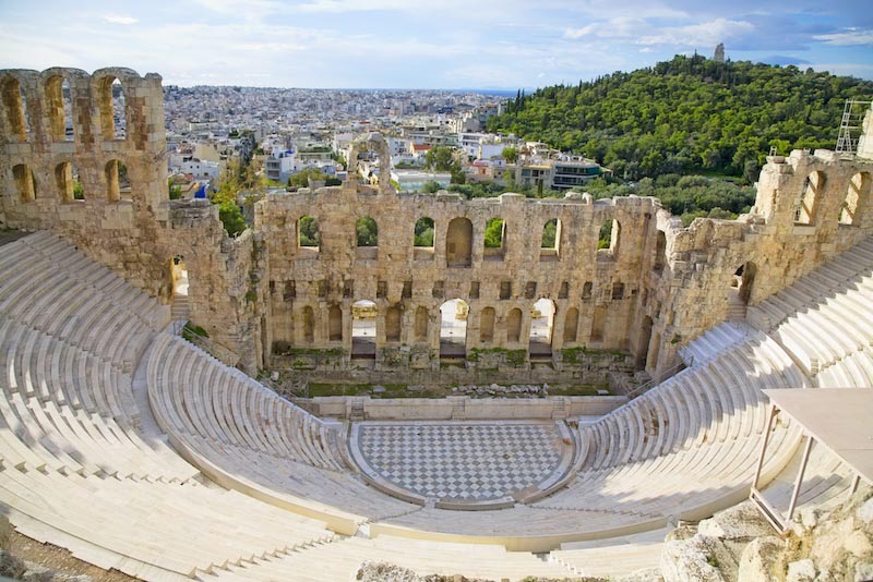 Herodes Atticus Theater Athens - Mural wallpaper