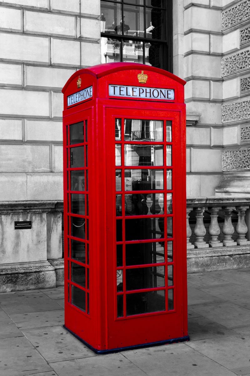 Phone booth - Photo wallpaper decor