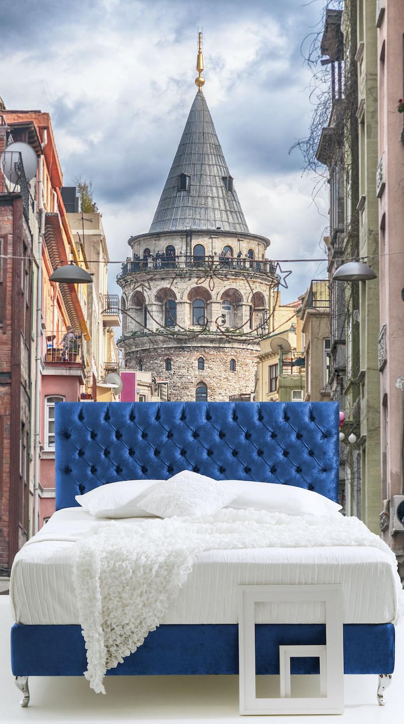 A street in Galata - 3D wallpaper for wall applied