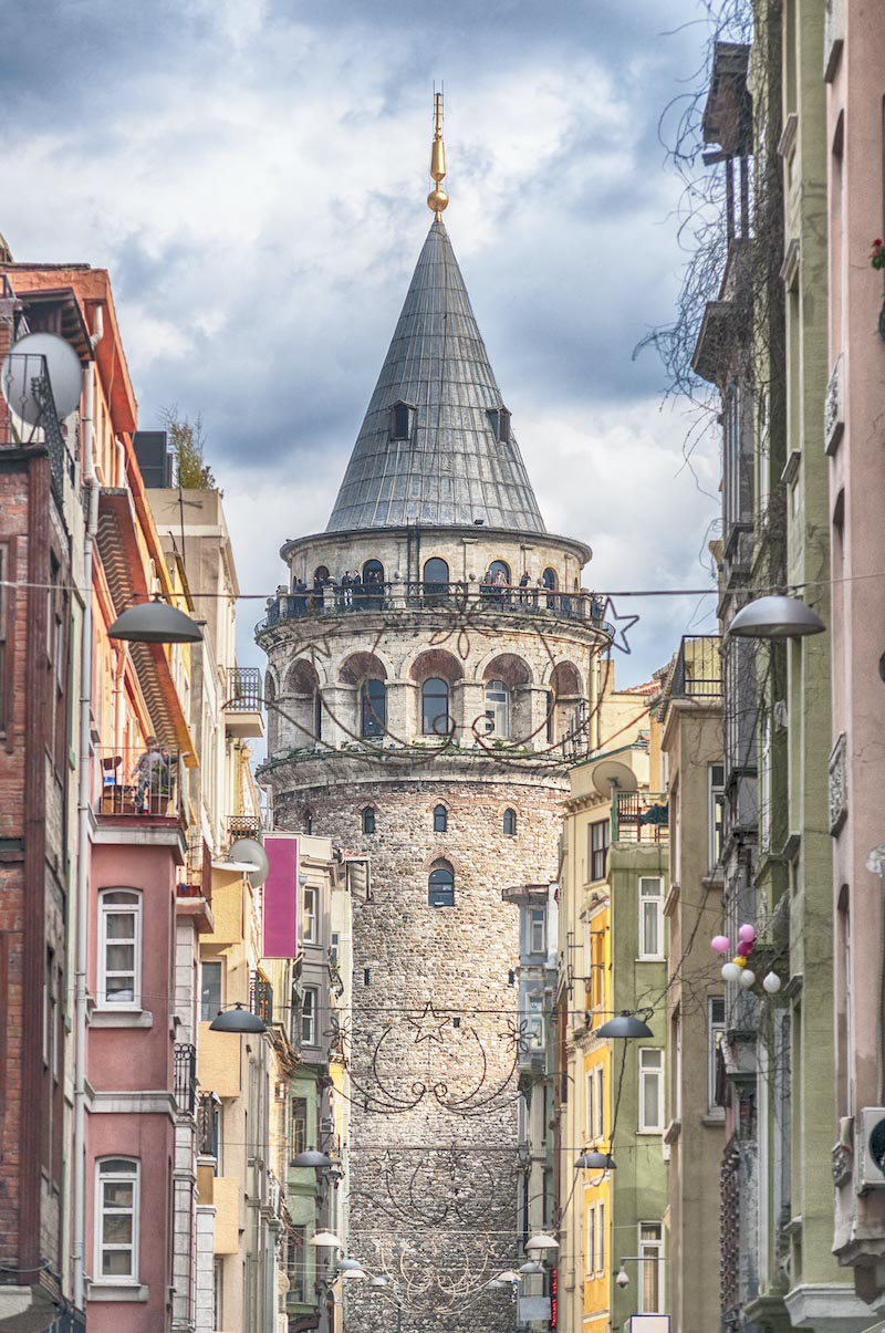A street in Galata - 3D wallpaper for wall