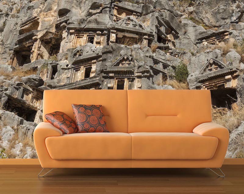 Demre Old Cemetery - Photo wallpaper decor applied