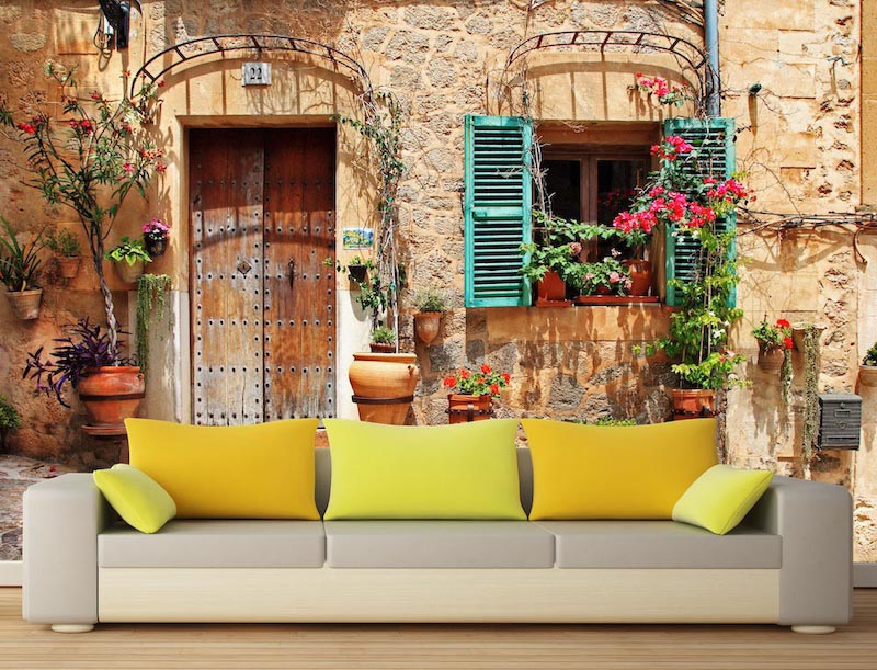 Boutique town home - 3D wallpaper for wall applied