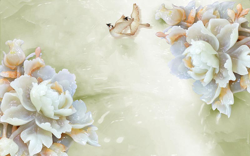 Floral decorations - Mural wallpaper