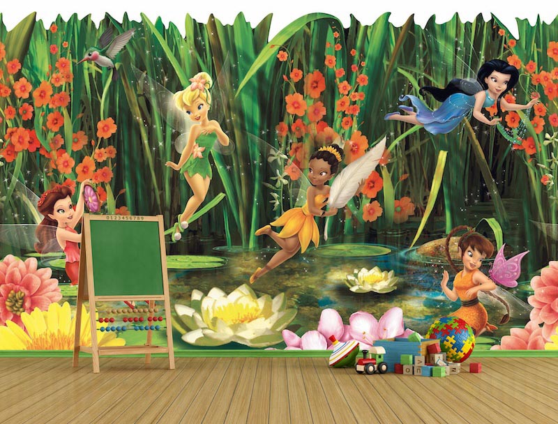 Fairy - Mural wallpaper applied