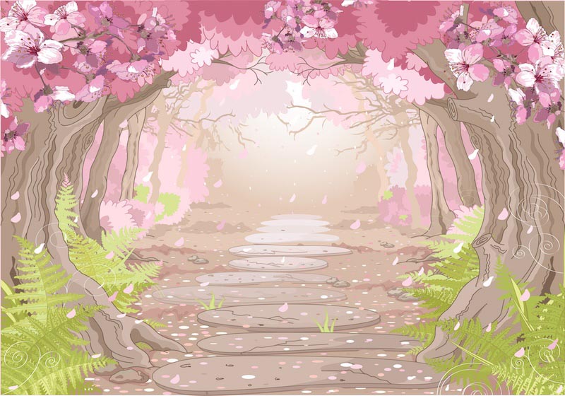 By this way - Photo wallpaper decor