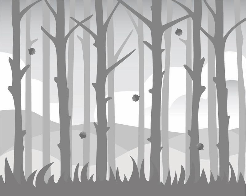 I love the forest - Mural wallpaper