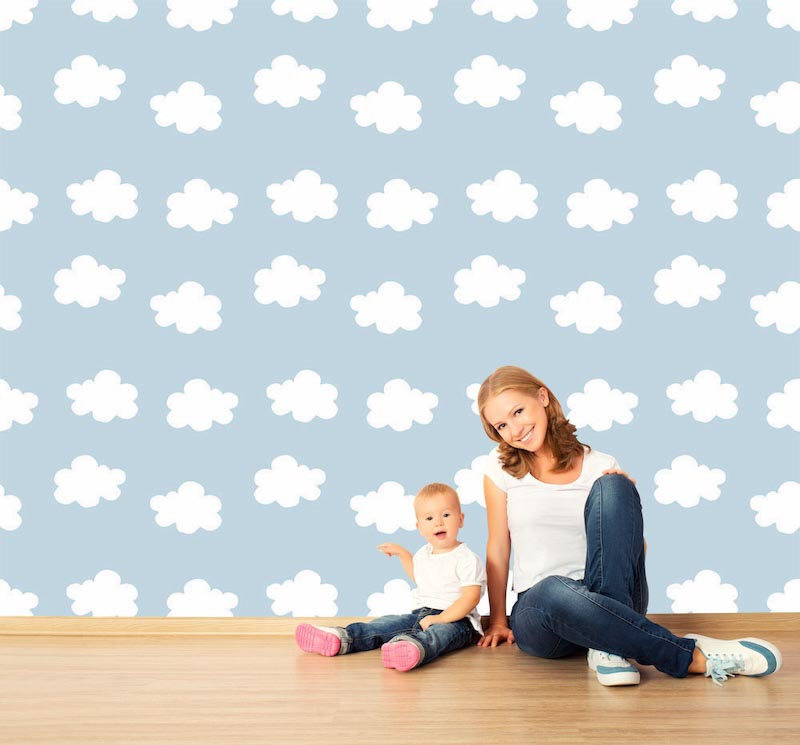 The beauty of simplicity - 3D wallpaper for wall applied