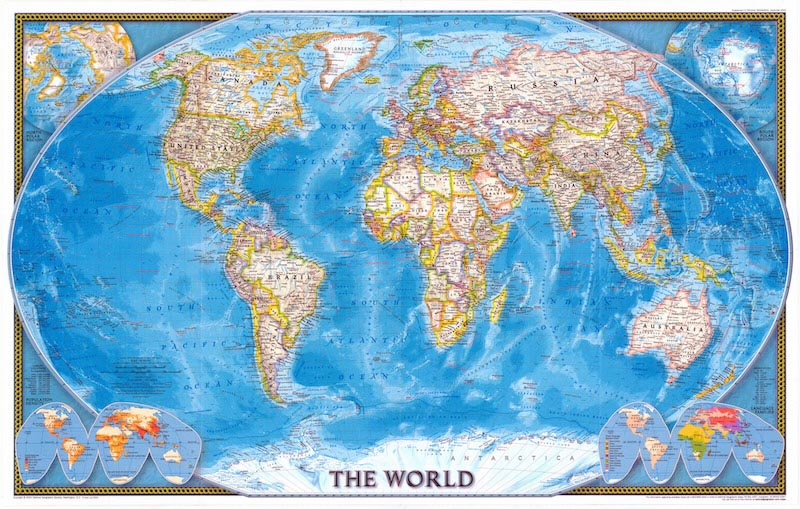 World - 3D wallpaper for wall