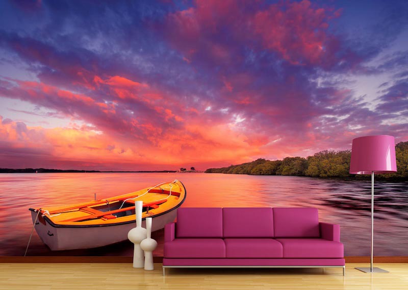 Plato - Mural wallpaper applied