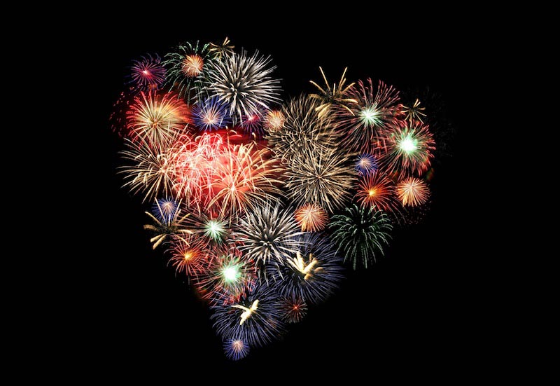 Fireworks - 3D wallpaper for wall