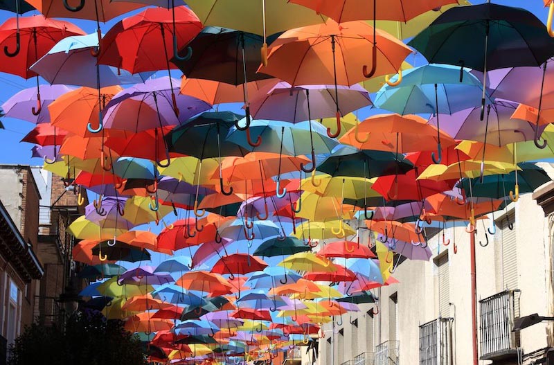 Rain umbrella - Mural wallpaper