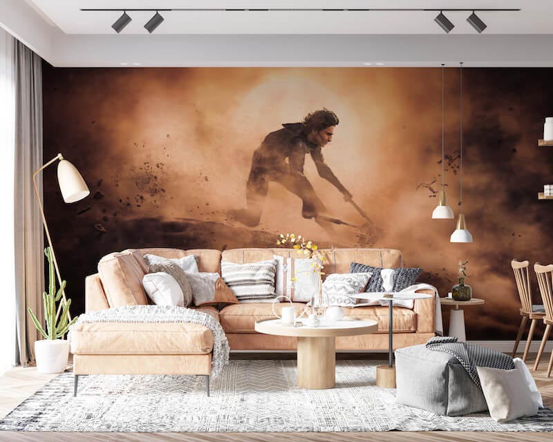 Explore the Mystique of Dune: Artwork Inspired by the Movie with Sandworm Shai-Hulud - Application