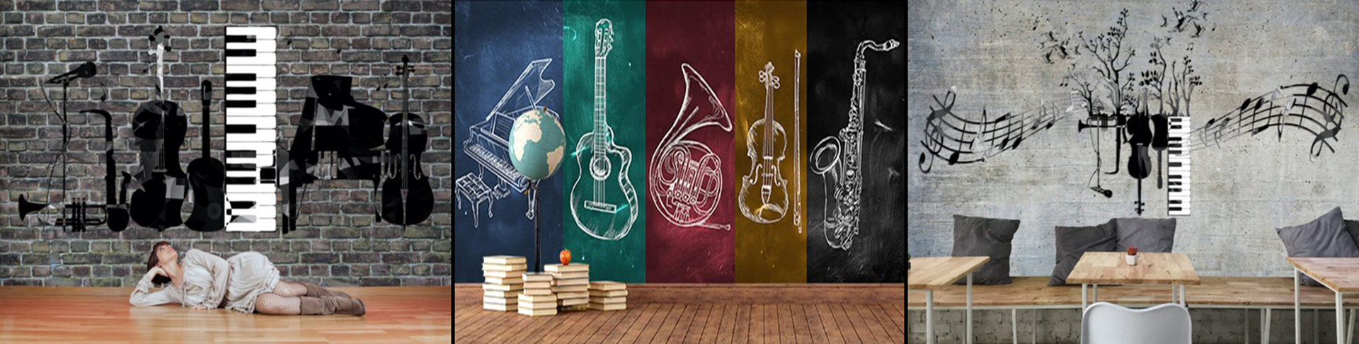 Music Wallpaper - 3D Music Murals